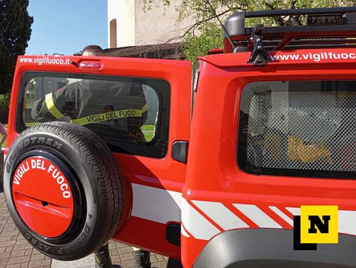 24vigilidelfuoco_valmadera_inaugurazione_nuovomezzo_nuovacaserma_20240414 Benedizione nuovo mezzo Vigili del Fuoco Valmadrera