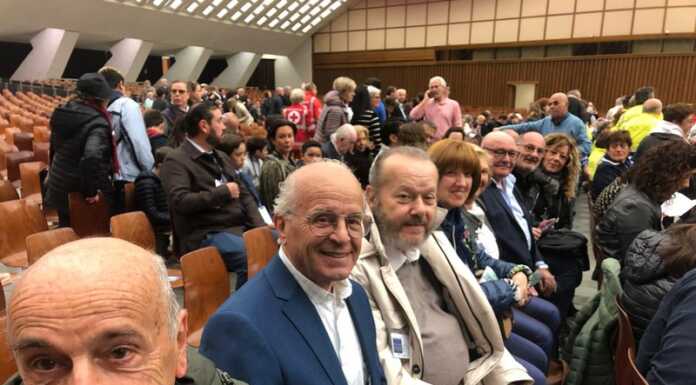 Delegazione di Auser Lecco in udienza dal Papa Delegazione Auser provinciale Lecco udienza Papa Francesco