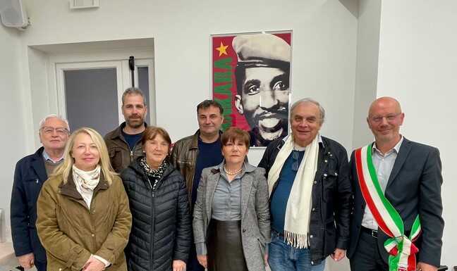 Intitolata a Sankara la nuova aula magna/sala civica di Dervio Dervio nuova aula magna/sala civica inaugurazione