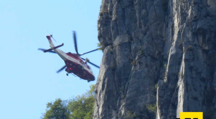 Escursionisti in difficoltà sull’Antimedale recuperati dal Drago Drago elicottero dei Vigili del Fuoco