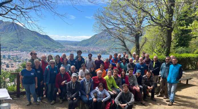 150° del Cai, oltre 90 volontari lungo la mulattiera Cereda-Montalbano