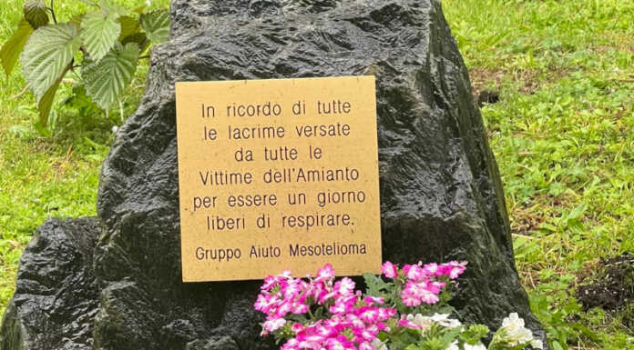 Vittime dell’amianto, il Gruppo Aiuto Mesotelioma: “Non dimentichiamo”