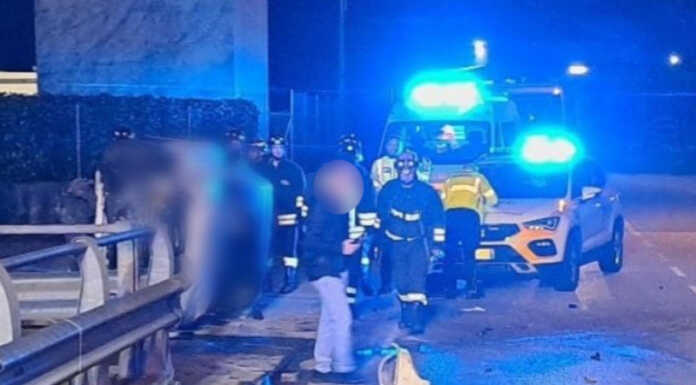 Incidente nella notte a Suello: auto si ribalta, soccorso un 23enne Incidente suello