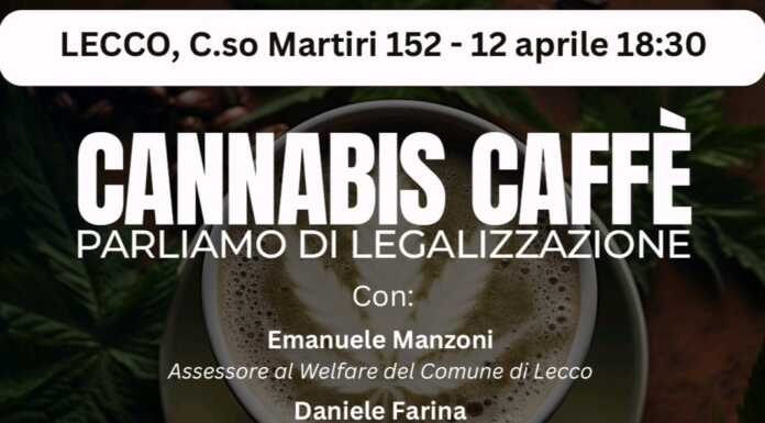 A Lecco un incontro per parlare di cannabis cannabiscaffè