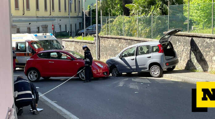 Scontro tra due auto in via Gorizia: quattro persone coinvolte