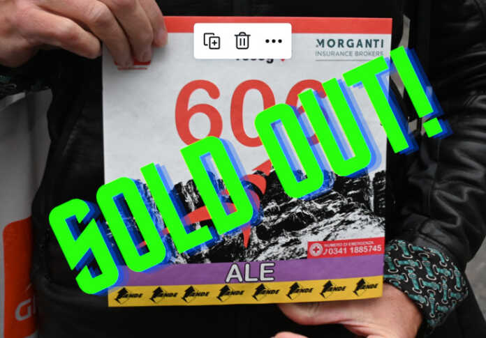 Resegup 2024 pettorale pettorali sold out