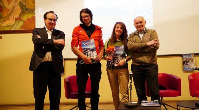 Chiara Gusmeroli e Matteo De Zaiacomo ospiti dell’Osa, sala gremita per la serata alpinistica Serata_Osa_Valmadrera_Fitz_Roy_202404019