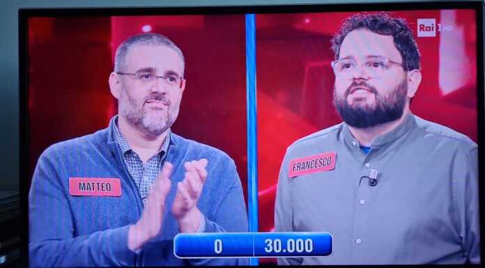 Casatenovo: il comandante Tocchetto concorrente a L’eredità su Rai Uno