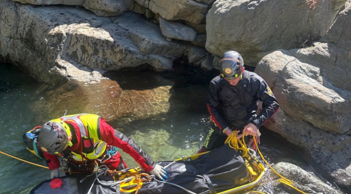 Esercitazione in Liguria per la squadra forra del Soccorso Alpino Lombardo
