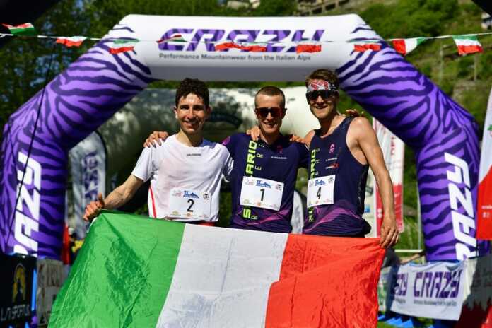 Podio maschile Colmen Trail Campionato italiano