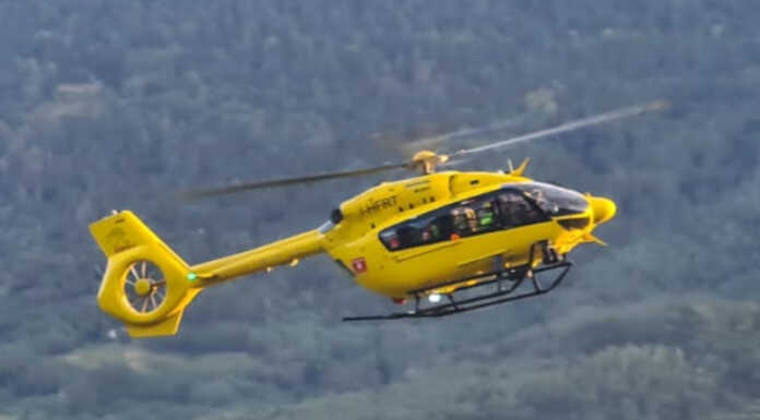 Incidente con ciclista lungo la SS 36 poco prima dell’uscita di Abbadia elisoccorso Sondrio