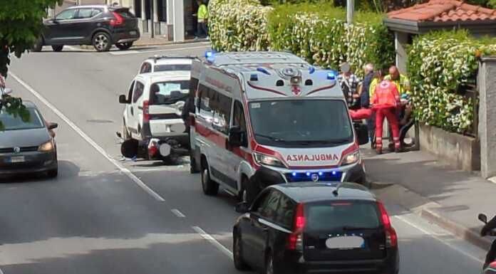 Vercurago. Incidente in via Roma, 75enne soccorso in ‘giallo’ incidente vercurago