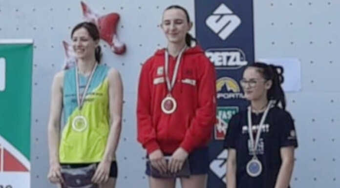Arrampicata. Alice Marcelli è la nuova Campionessa Lombarda Speed Alice Marcelli sul gradino più alto del podio