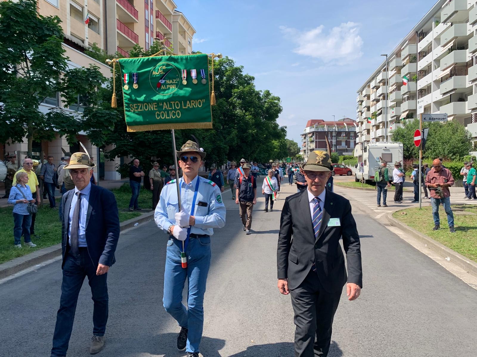 Alpini di Colico a Vicenza