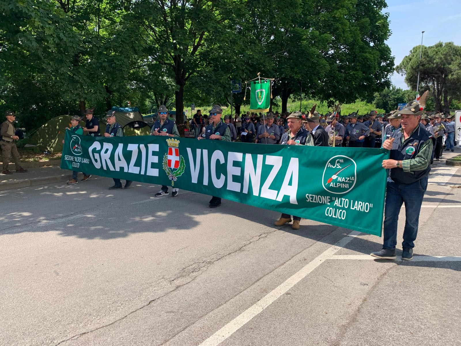 Alpini di Colico a Vicenza