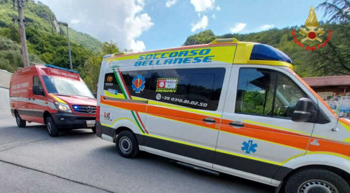 Perledo. Grave incidente nel torrente Esino, soccorsi al lavoro Incidente canyoning Perledo Vezio