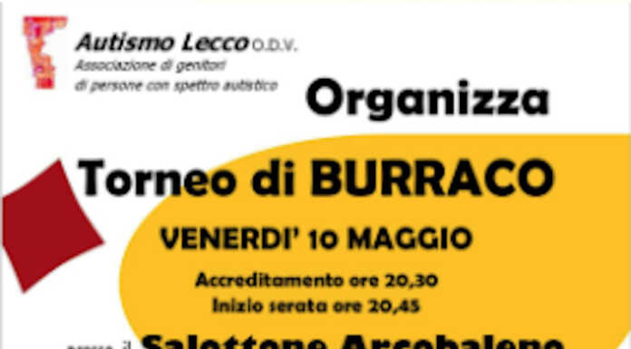 Lecco: un torneo di burraco a sostegno di Autismo Lecco