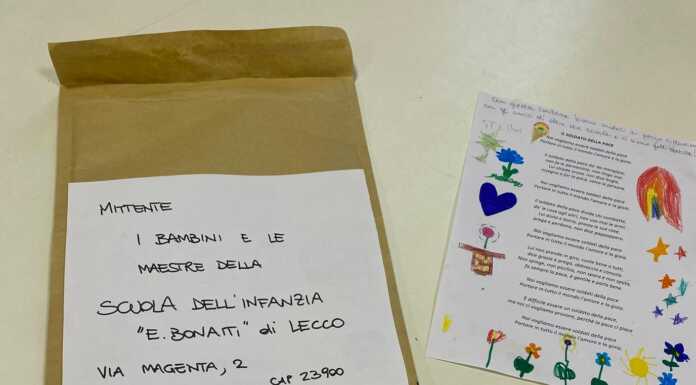 Bambini contro la guerra: iniziativa di pace e una lettera inviata a Papa Francesco Lettera al papa