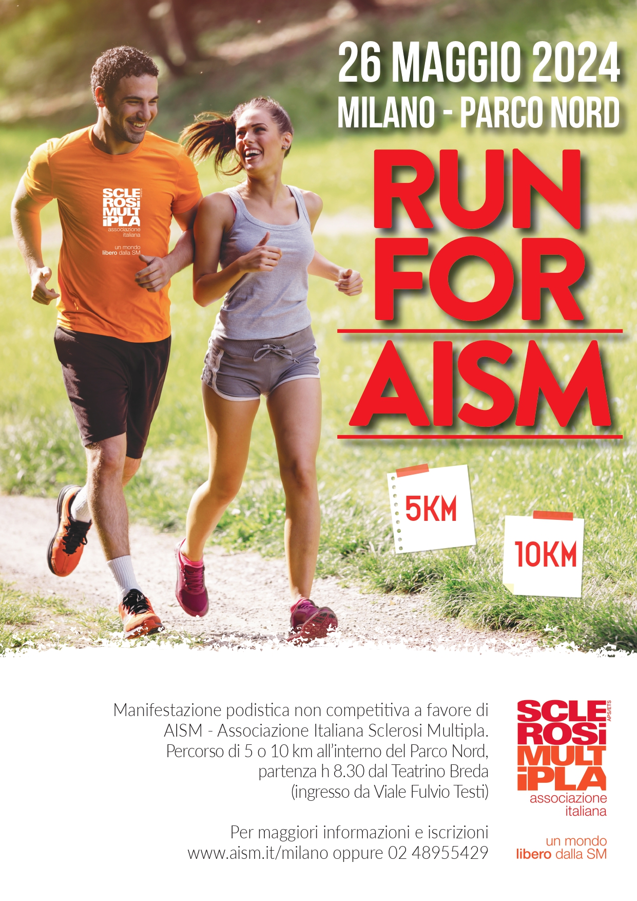 Locandina Run for AISM