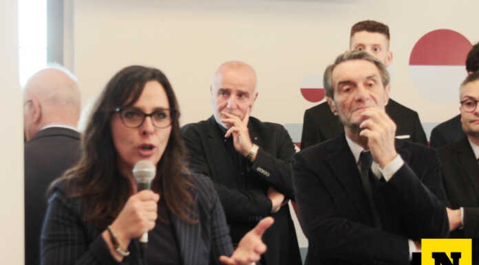 Il presidente Fontana a Monticello per lanciare la lista di Alessandra Hofmann