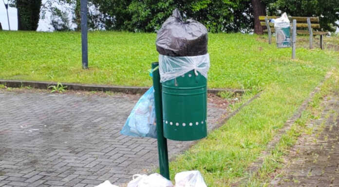 Rifiuti domestici nei cestini, più controlli a Garlate per individuare i responsabili Rifiuti domestici cestini a Garlate