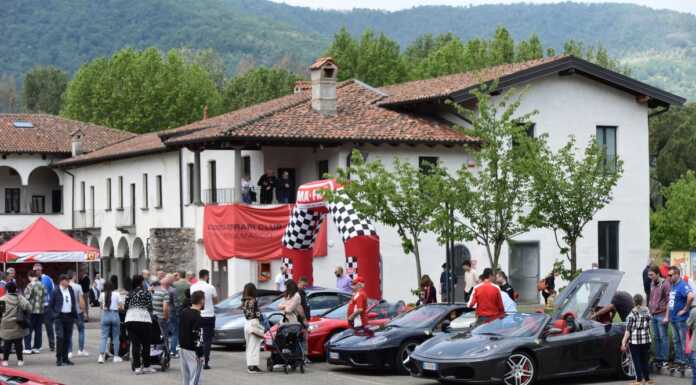 Calolzio, i motori delle Ferrari rombano al Monastero del Lavello Rosse_Ferrari_Monastero_Calolzio_20240511