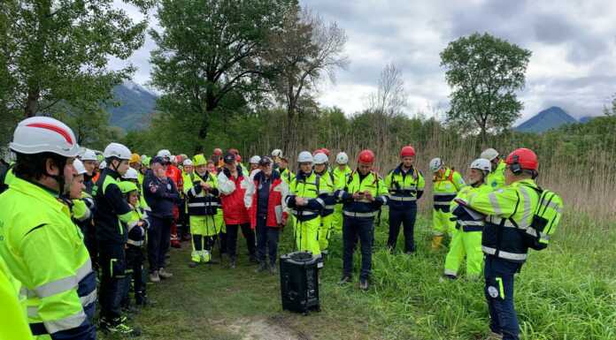 Colico, oltre cento volontari della Protezione Civile per la simulazione di maxi-emergenza