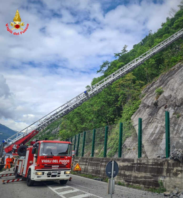 Frana Perledo sp72 Vigili del Fuoco