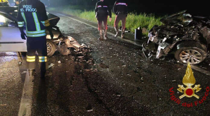 Drammatico scontro frontale a Clusone, muore una bambina incidente mortale clusone