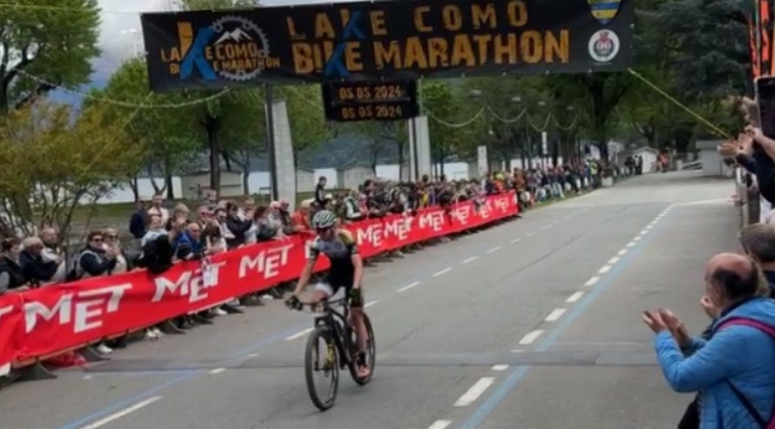 Lake Como Bike Marathon, Adriano Caratide vince la gara a Dervio