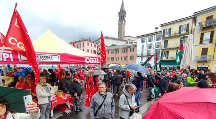 1° maggio sindacati e lavoratori in piazza Cermenati: “Lotta alla precarietà” 1 maggio festa lavoratori lecco 2024