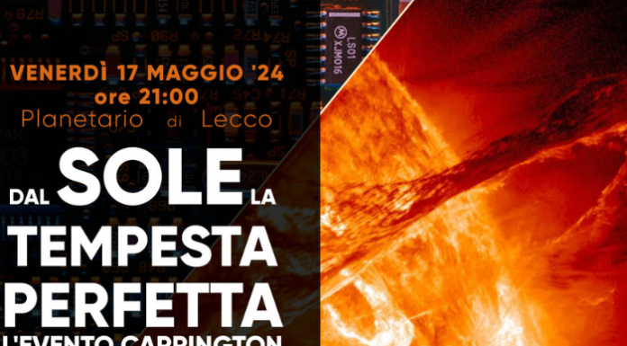 Planetario di Lecco, conferenza dedicata al Sole e alle sue tempeste