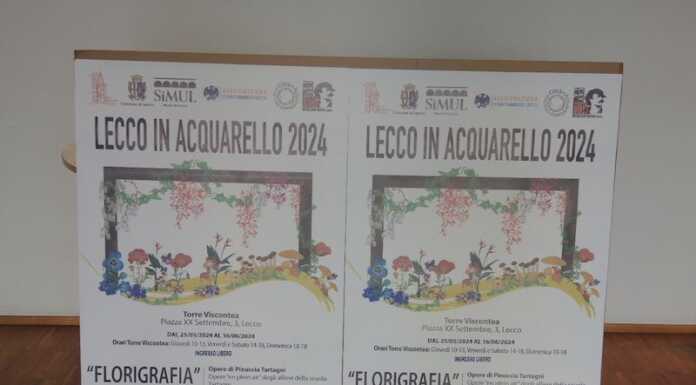 Lecco in Acquarello, al via la sesta edizione con l’artista Pinuccia Tartagni
