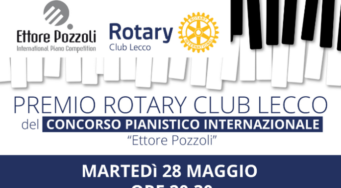 29° Premio Rotary Lecco, in programma il concerto pianistico