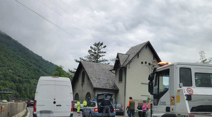 SS36 – Incidente in direzione sud dopo Abbadia Lariana