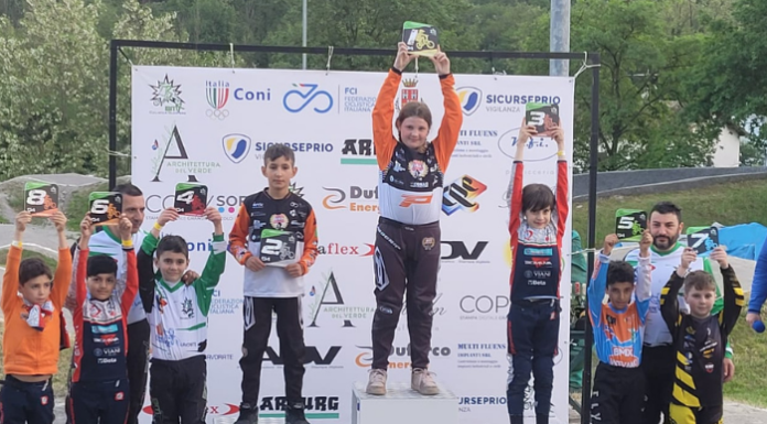 Gli atleti del Team Bmx al circuito regionale del Trofeo Lombardia
