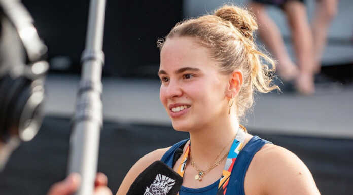 Arrampicata. Coppa del Mondo Speed, Beatrice Colli 6^ a Chamonix Beatrice Colli a Budapest (foto FASI)