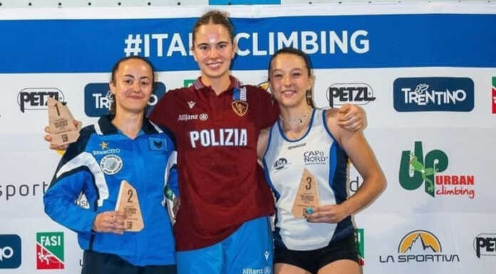 Arrampicata. Beatrice Colli vince la Coppa Italia Speed e guarda a Parigi Beatrice Colli sul gradino più alto del podio