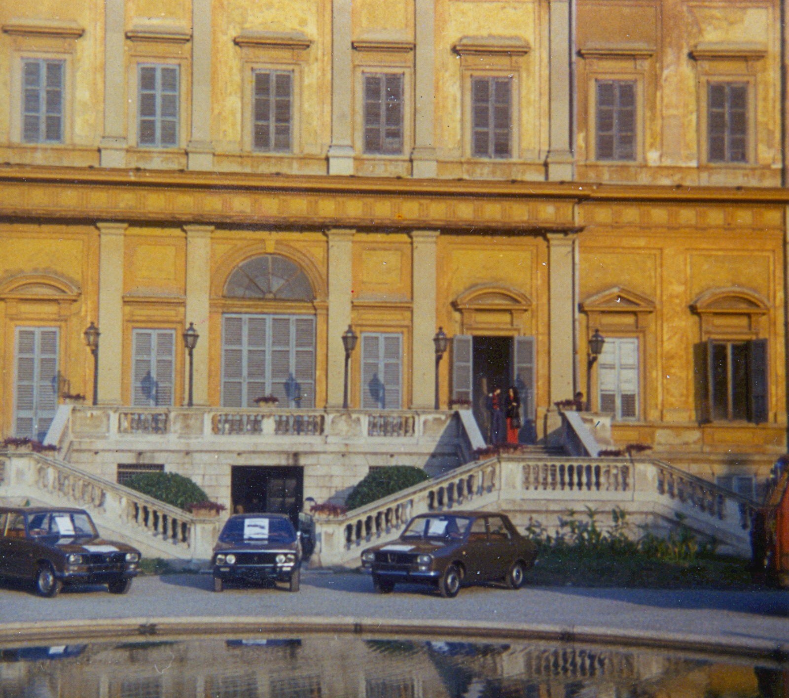 Esposizione Renault Messa in Villa Reale nel 1973