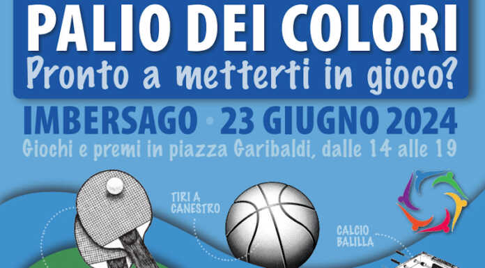 Imbersago, il 23 arriva il palio dei colori: giochi e premi in piazza