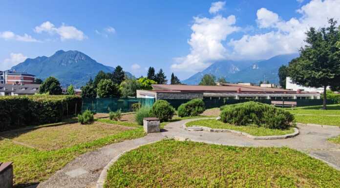 Lecco. Il parco di via Orlando Sora chiuso per lavori fino a fine giugno