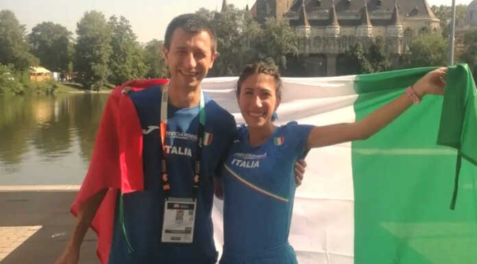 Atletica: c’è anche un po’ di Lecco nel trionfo azzurro agli Europei di Roma Stefano Righetti con la marciatrice Antonella Palmisano