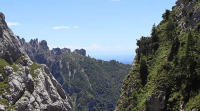 Maltempo. Grande scarica di materiale in Val Cassina in Grigna Val Cassina Grigna
