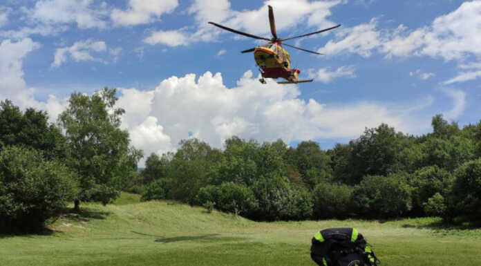 Bambina colpita da malore, elicottero e Vigili del Fuoco a Pian Sciresa Vigili del Fuoco elisoccorso Pian Sciresa Malgrate