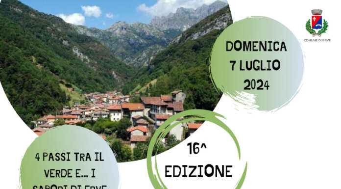 Torna la Camminata gastronomica e fotografica “4 passi tra il verde e… i sapori di Erve”