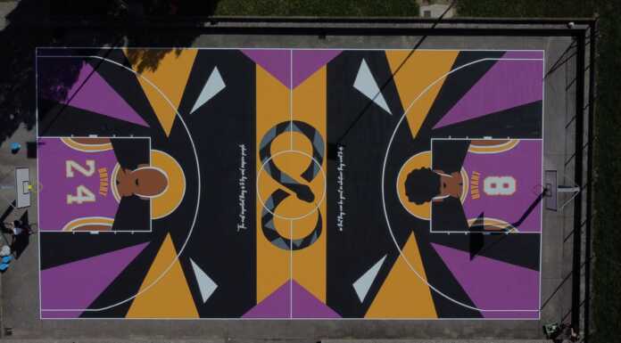 Valmadrera. Concluso il campetto da basket dedicato a Kobe Bryant