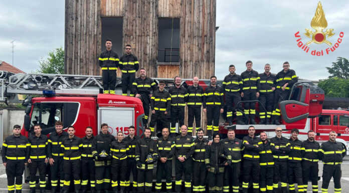 Corso formazione Vigili del Fuoco, presente anche la prima donna del distaccamento di Valmadrera corso vigili del fuoco volontari
