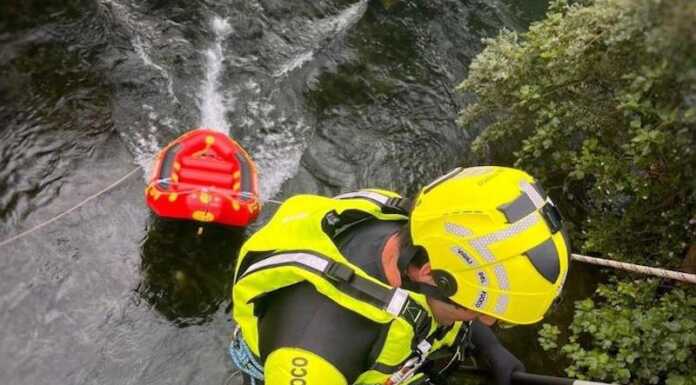 Soccorso in ambito fluviale, 4 giorni di esercitazioni per i Vigili del Fuoco esercitazione saf olginate lecco