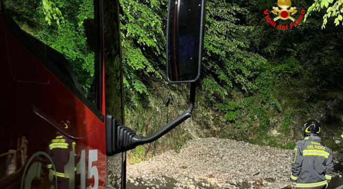 Rischio frane e alluvioni: grazie a Fondazione Cariplo finanziato il progetto Twinfall frana vigili del fuoco