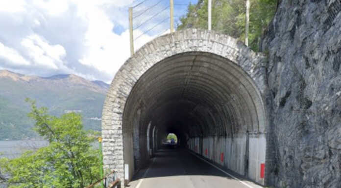 Sp72. Lavori urgenti alla galleria Morcate, strada chiusa da lunedì Galleria Morcate Perledo